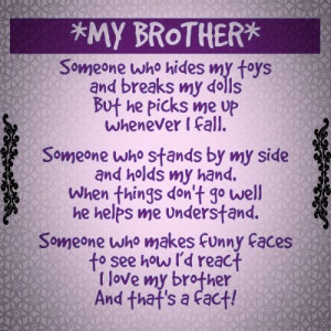 Brother Quotes, Pinterest Quotes, I Love My Brother Quotes, Birthday ...