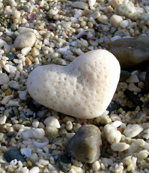 natural heart shaped rock!
