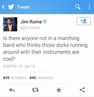Jim Rome tweeted, 