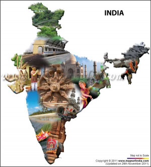 India Holds In The World Map Its Colorful And Unique Culture