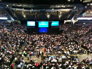 Packed audience at the 2010 Berkshire Shareholders Meeting