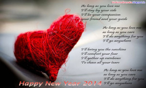 happy new year love poem wallpaper happy new year 2014 wishes for ...