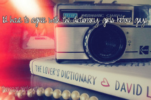 ... for this image include: quotes, vintage, dictionary, girl and life
