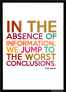 Jumping to Conclusions is not a Sport.
