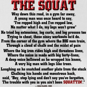 To Squat, or Not to Squat