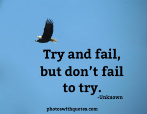 Try and Fail Quotes