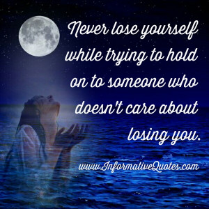 ... you will find someone who loves you and will treat you like you like