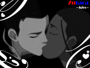 Zutara kiss wallpaper