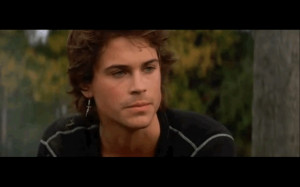 Holy crap, Rob Lowe was so hot in this movie. St. Elmo's Fire