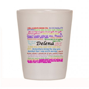 Damon Gifts > Damon Kitchen & Entertaining > Delena Quotes Shot Glass