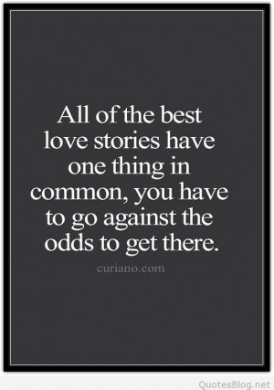 All of the best love stories quote