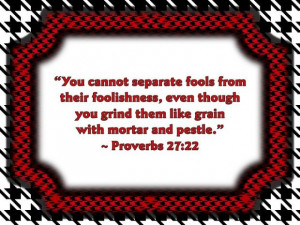 Fools and Their Foolishness; bible, foolishment, fools, mom the muse ...