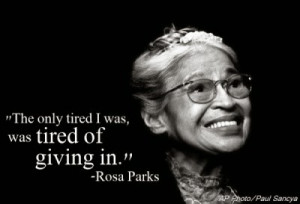 Rosa Parks herself