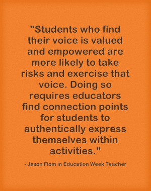 Response: Great Teachers Focus on Connections & Relationships