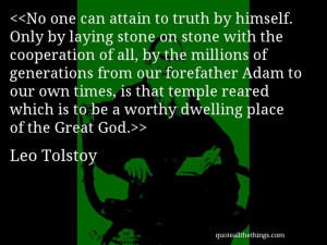 ... Great God. #LeoTolstoy #quote #quotation #aphorism #quoteallthethings
