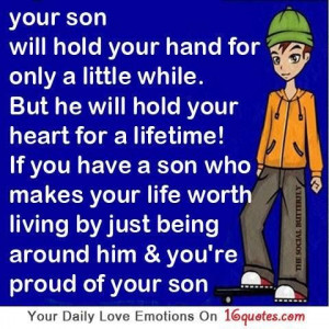 Cute quotes about loving your son