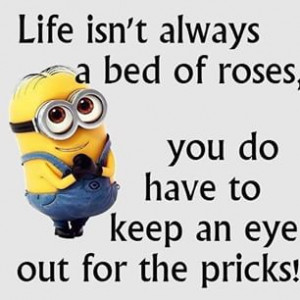 ... minion lol #roses #quote #minions #minion #naughty #cheeky #funny #