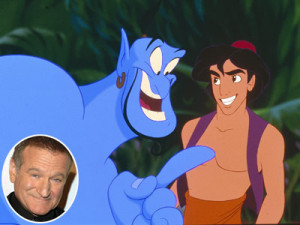 Robin Williams, Aladdin | ROBIN WILLIAMS Genie in Aladdin (1992) It's ...