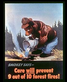 Smokey Bear's debut poster
