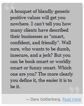 In testimonials quotes are sometimes “rotated” meaning that among ...