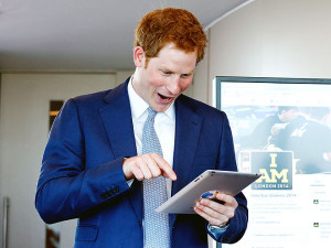 Spell check! Prince Harry goes slow while sending his first Tweet ...