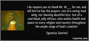 More Ignatius Sancho Quotes
