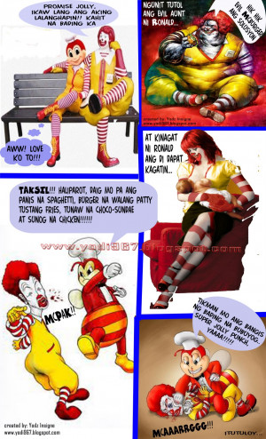 ... Bading na Bubuyog » The Tragic Love Story of McDonald and Jollibee