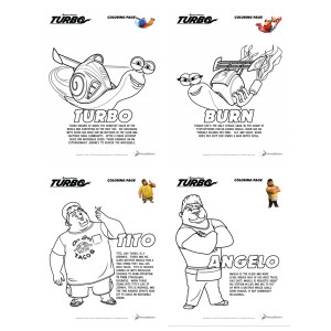 these free prtinables from Turbo: Turbo Bookmarks (set of 4) , Turbo ...