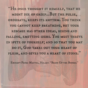 Heart of stone. Thomas Cromwell.