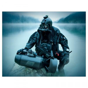 ... Posters > Special operations forces combat diver with underw Poster