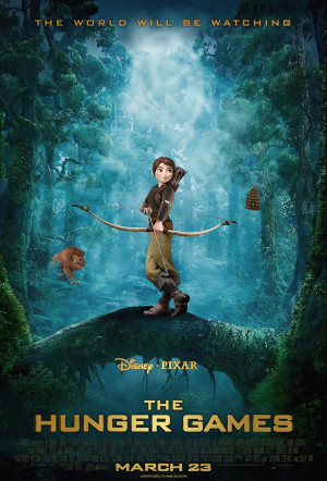Super Cute Disney Pixar Poster For ‘The Hunger Games’