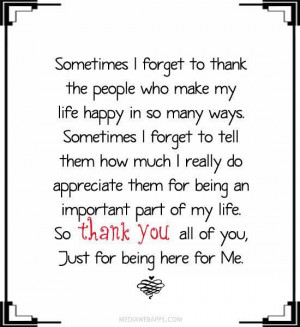 Thank you quote
