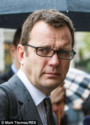 ... Andy Coulson from a holiday before significant changes to a Milly
