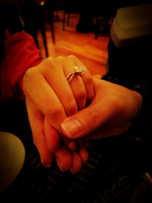 Engaged Couple Quotes The happily engaged couple. ♥