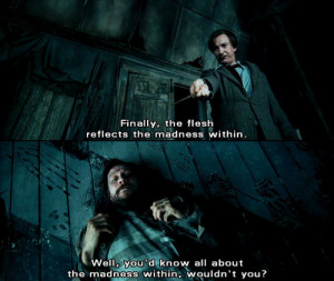 ... , madness, quote, quotes, remus lupin, saying, sayings, sirius black