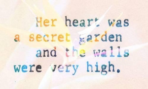 Secret garden quotes love