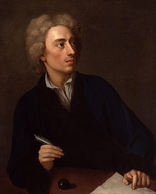 Alexander Pope (c. 1727), penyair Inggris yang menulis Essay on ...