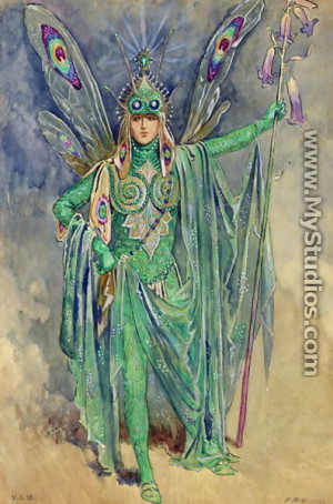 Oberon, costume design for 
