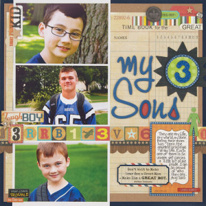 My 3 Sons by Laina Lamb, as seen in the May/June 2012 issue of ...