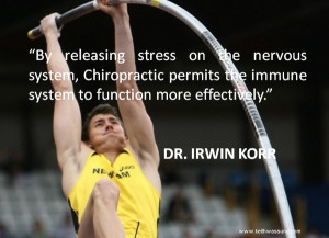 the nervous system, Chiropractic permits the immune system to function ...
