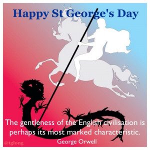 Happy St George's Day! #quotes #stgeorge