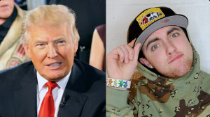 Donald Trump is threatening rapper, Mac Miller, with legal action.