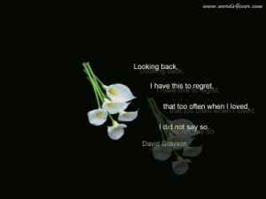 Regret and Love Quote_52816 Wallpaper