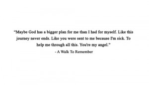 Walk To Remember Book Quotes How to save a life