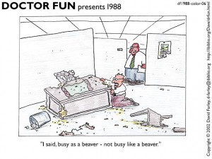 Busy Beaver Cartoon