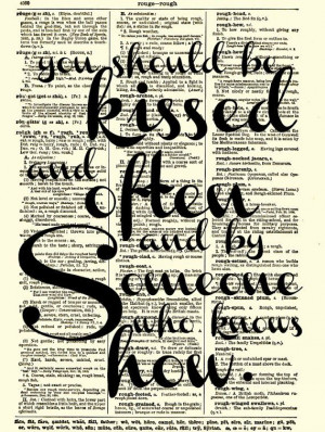 Kissed Art Print Rhett Butler Quote by reimaginationprints on Etsy, $ ...