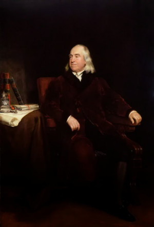 ... Bentham in later life, by Henry William Pickersgill (1829), NPG 413