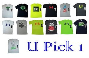 YOUTH-TEENS-BOYS-UNDER-ARMOUR-T-SHIRT-SPORTS-SAYINGS-ATHLETIC-TOP ...