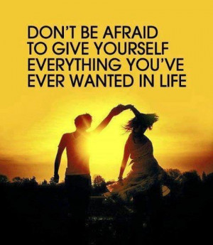 Dont be afraid