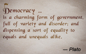 Quote on democracy